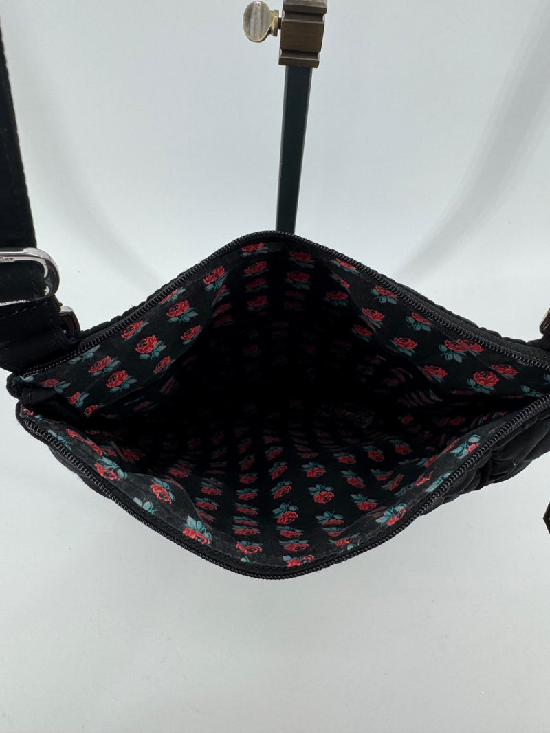 Vera Bradley Black Quilted Crossbody