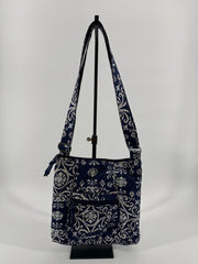 Vera Bradley Blue/White Print Crossbody