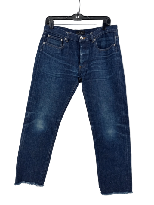 A.P.C. Cotton Dark Wash Jeans Petite Size 31