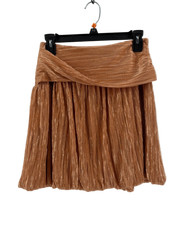 Sabina Musayev Copper Pleated Skirt Size Small
