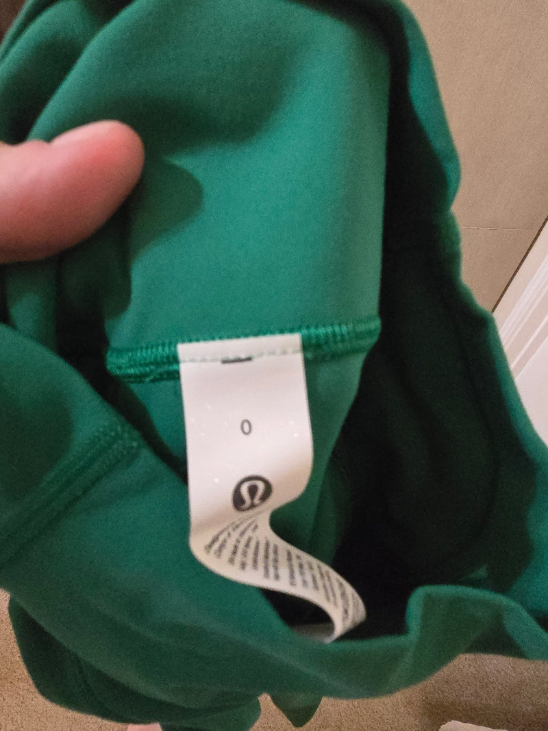 LULULEMON Wunder Train Green Size 0