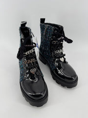 Karl Lagerfeld Paris Mela Combat Boots
