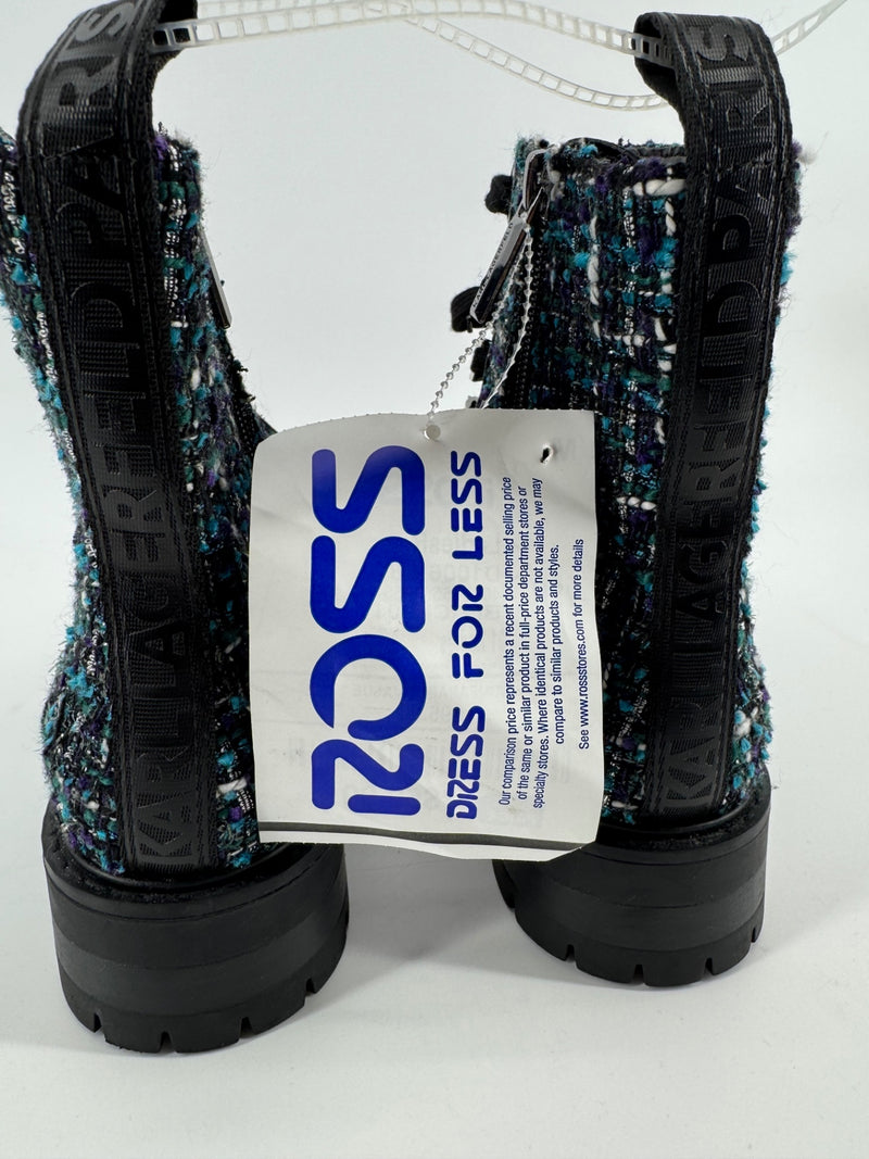 Karl Lagerfeld Paris Mela Combat Boots