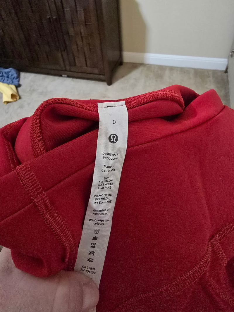 LULULEMON Swift Red Legging Size 0