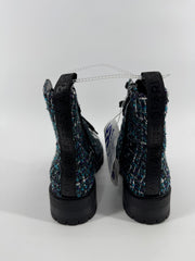 Karl Lagerfeld Paris Mela Combat Boots
