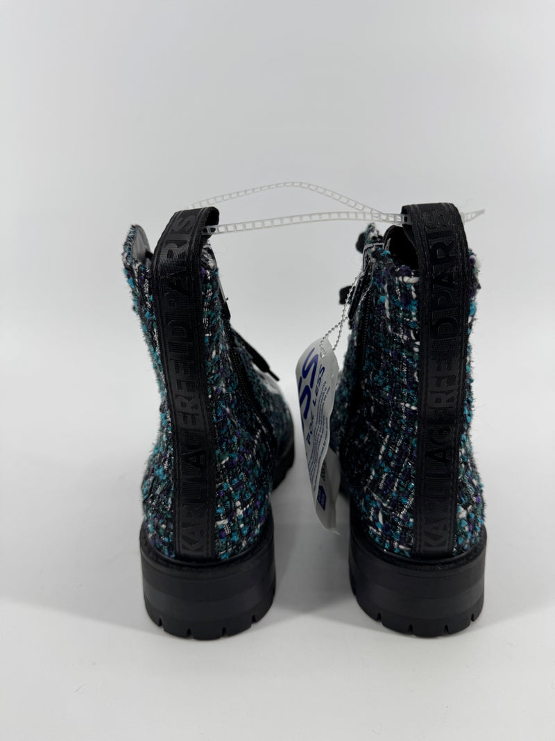 Karl Lagerfeld Paris Mela Combat Boots