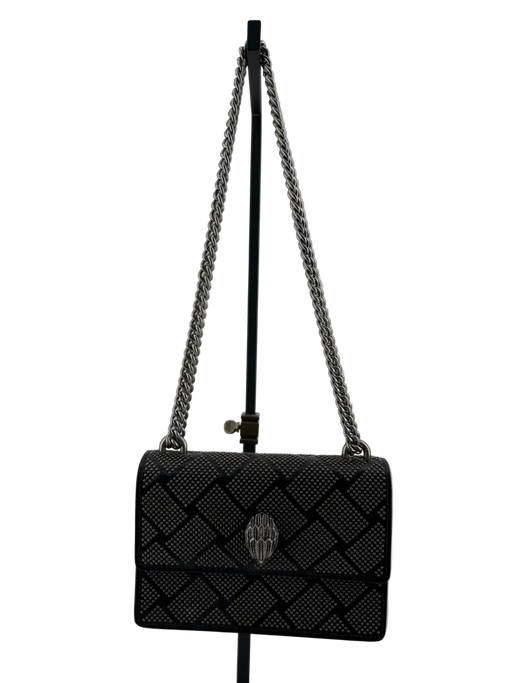 Kurt Geiger Black Studded Shoreditch Crossbody Purse