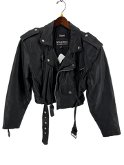 Vintage Wilsons Leather Crop Motorcycle Jacket Thinsulate Size Medium