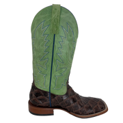 Horse Power by Anderson Bean Exotic Pirarucu Cowboy Boots – Men’s Size 9D