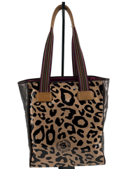 Consuela Leopard Print Tote