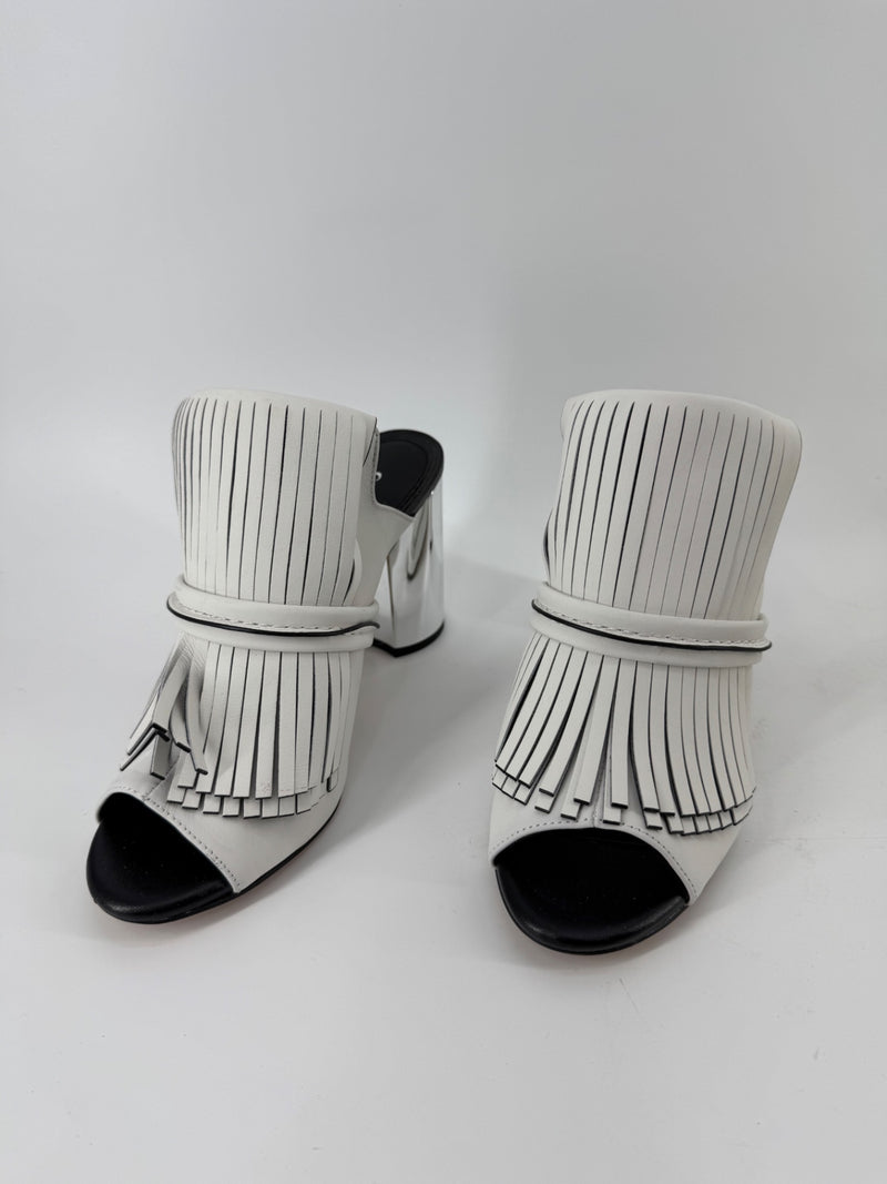 Gianni Bini White Paisleigh Heels