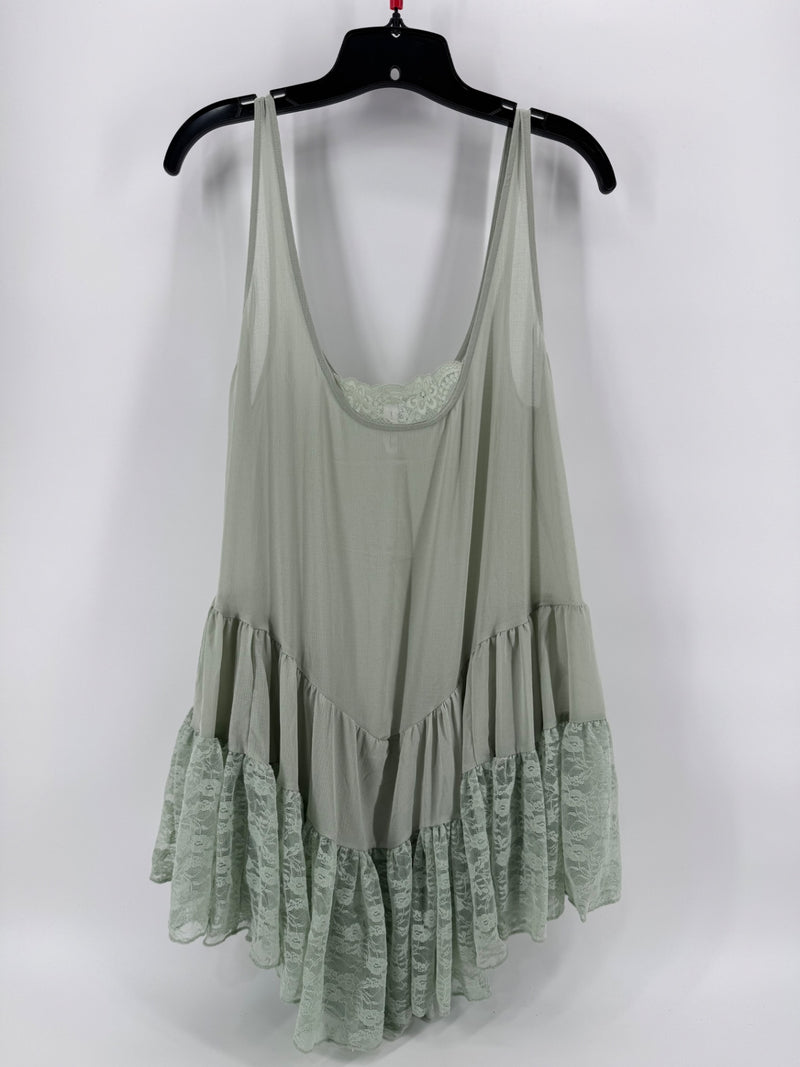 Out From Under Sage Lace Top