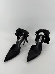 Steve Madden Black Bow Point Heels