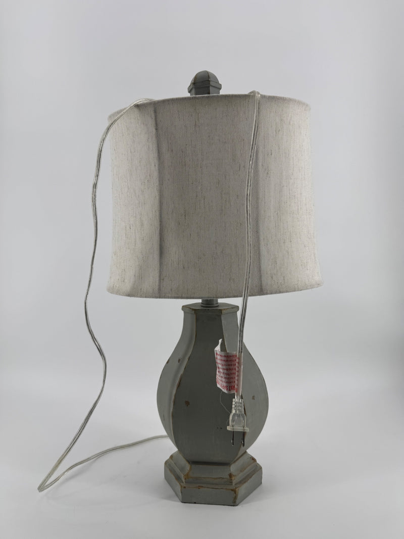 Unbranded Blue Gray Wooden Lamp