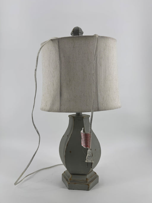 Unbranded Blue Gray Wooden Lamp