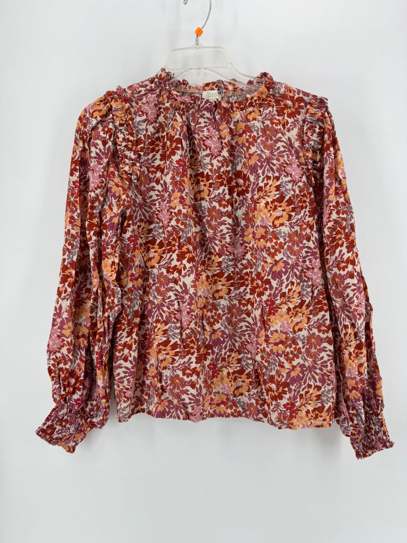 ODDI Multicolor Floral Top