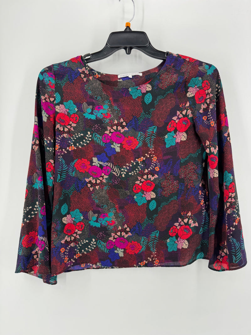 Violet & Claire Multicolor Floral Top