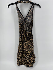 Reformation Leopard Print Halter Dress