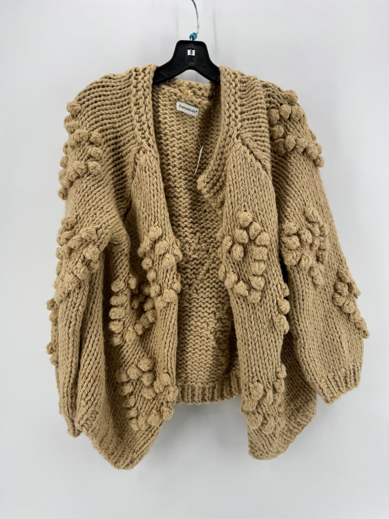 francesca's Brown Knit Jacket