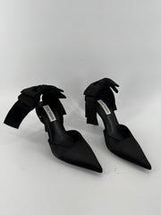 Steve Madden Black Bow Point Heels