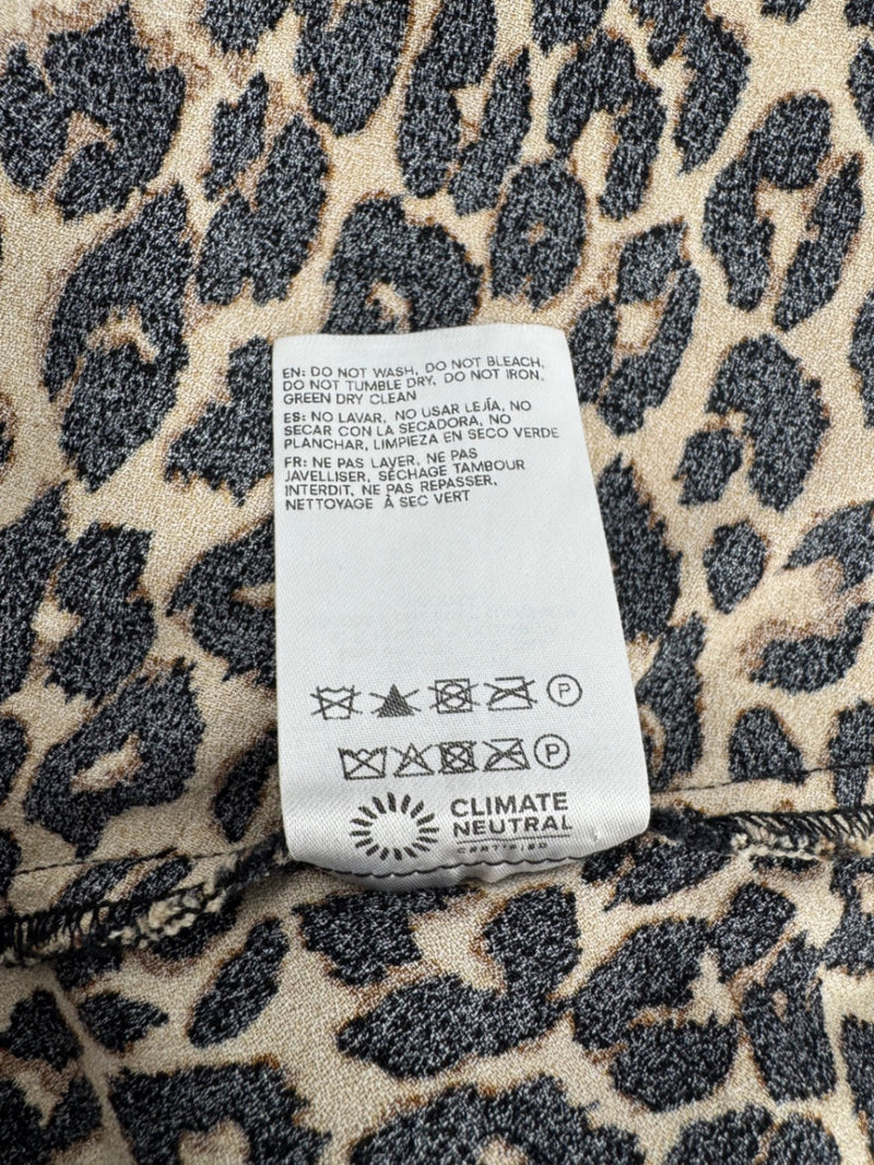 Reformation Leopard Print Halter Dress