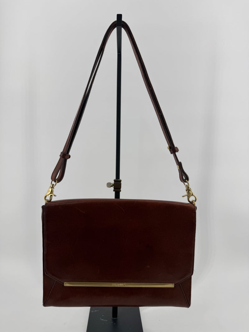 Brahmin Leather Adjustable Crossbody Purse