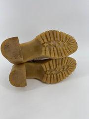 Dolce Vita Beige Chunky Heel Boots