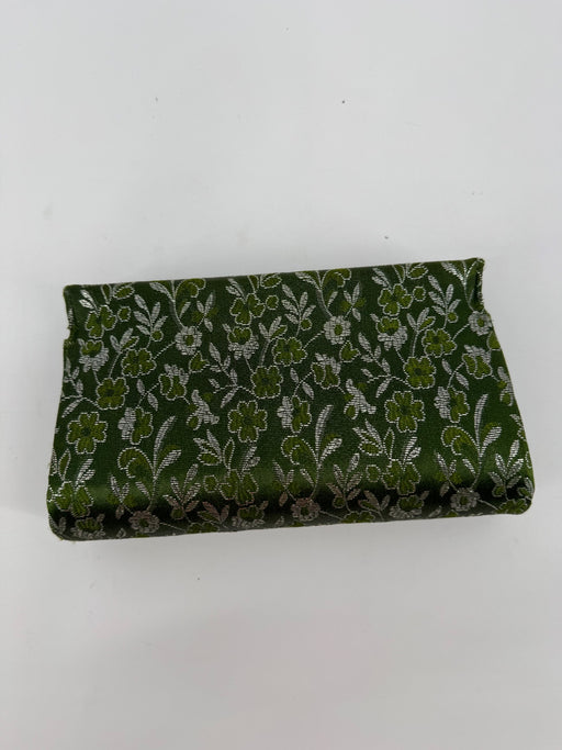 Unbranded Vintage Green/Silver Clutch