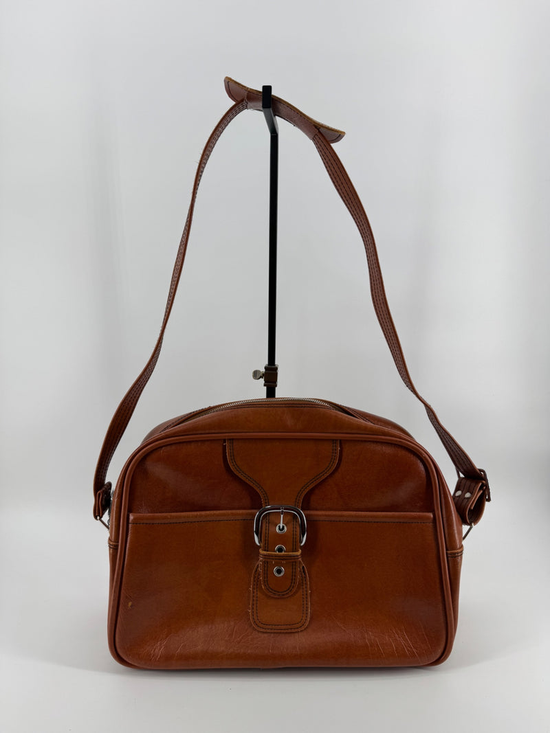 Unbranded Brown Leather Messenger Bag