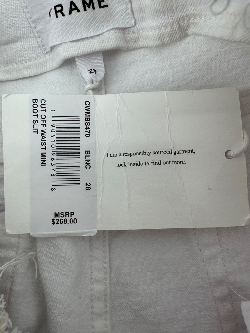 FRAME White Denim Jeans