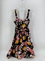Eva Rose Black Floral Dress