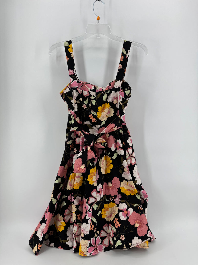 Eva Rose Black Floral Dress