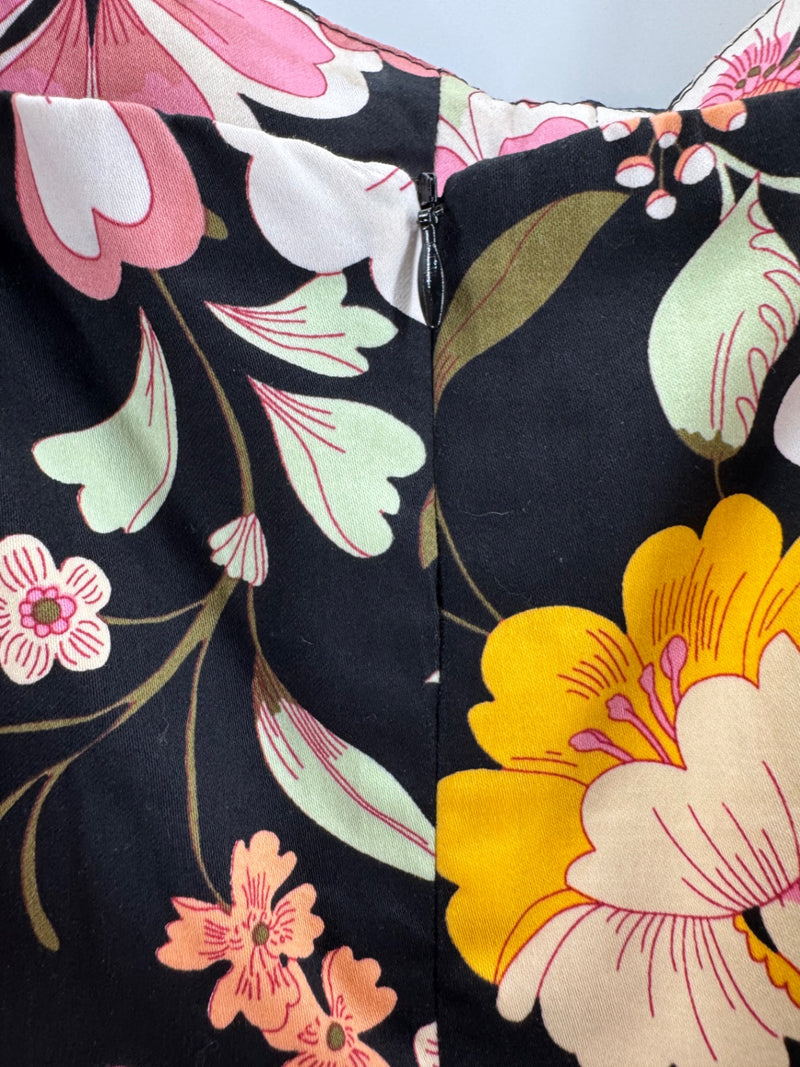 Eva Rose Black Floral Dress