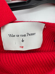 Way of the Priest Red Buckle Dress