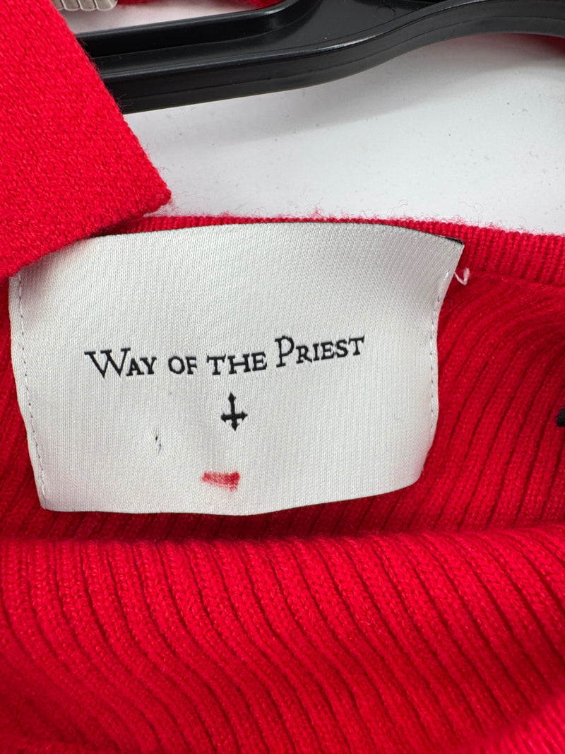 Way of the Priest Red Buckle Dress