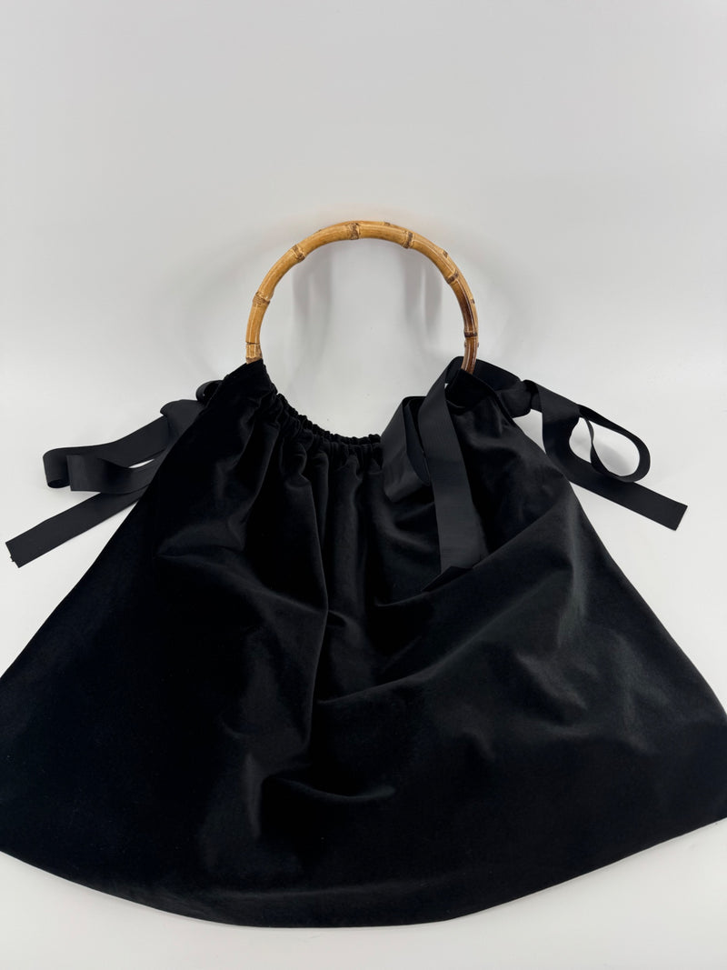Unbranded Black Velvet Handbag