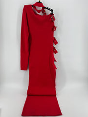 Way of the Priest Red Buckle Dress