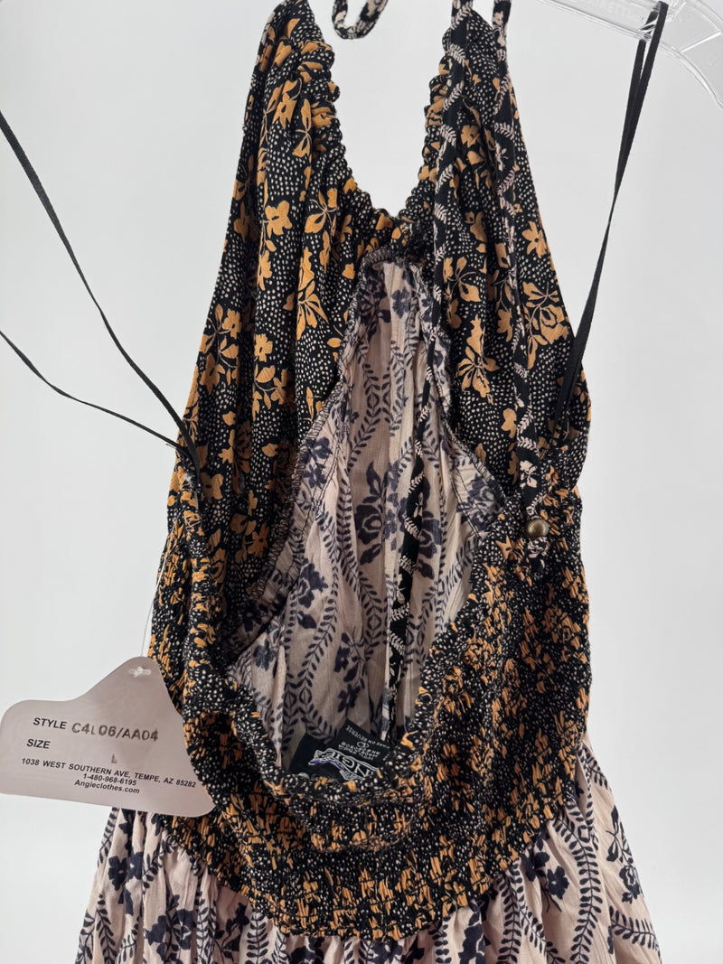 Angie Multicolor Printed Dress