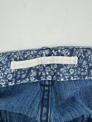 Alex Mill Blue Button Zip Pants