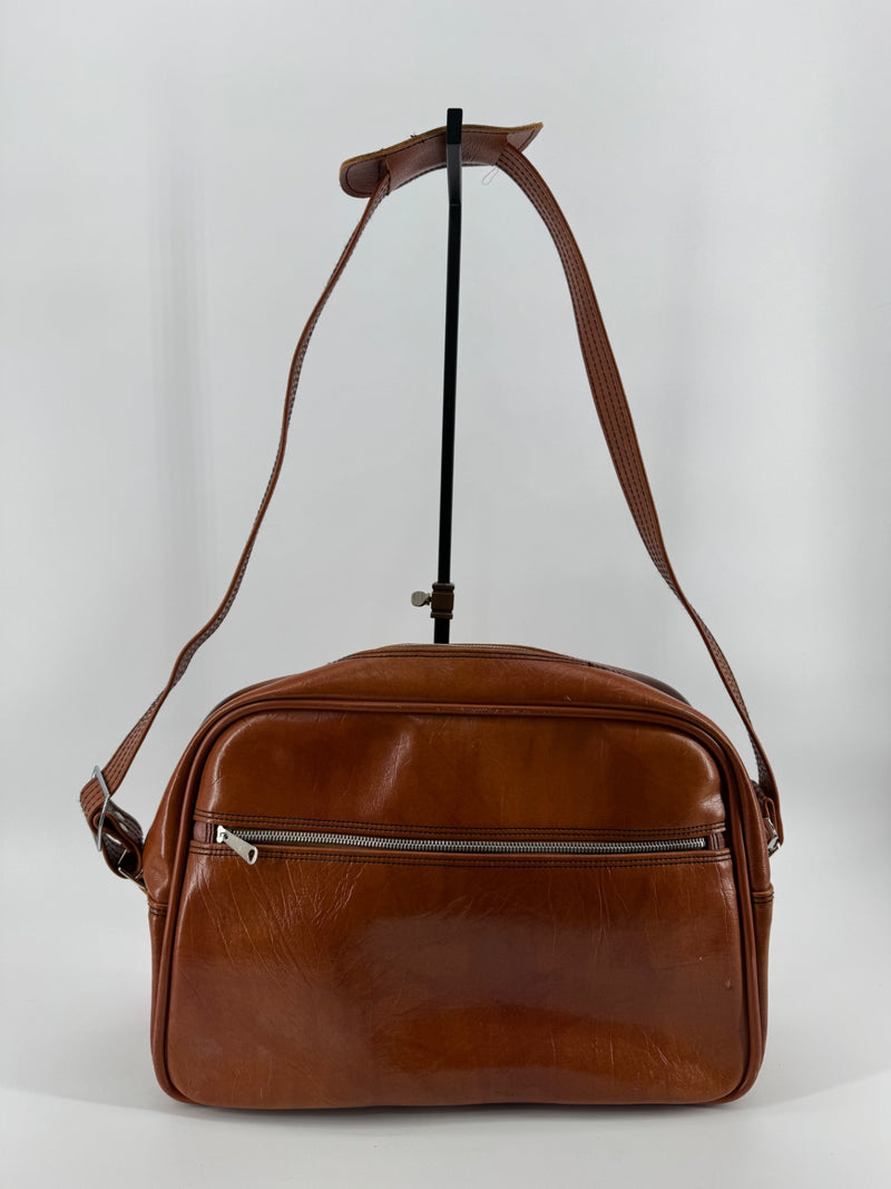Unbranded Brown Leather Messenger Bag