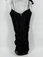 Oh Polly Black Rhinestone Dress