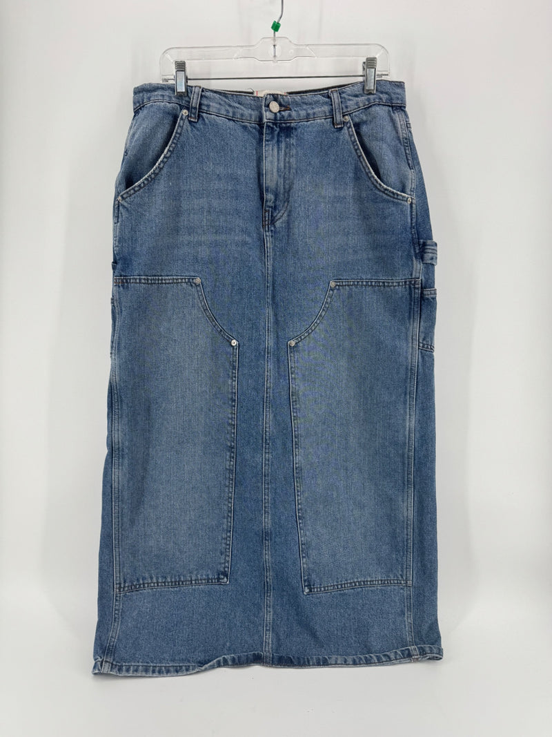 BDG Long Denim Skirt