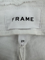 FRAME White Denim Jeans