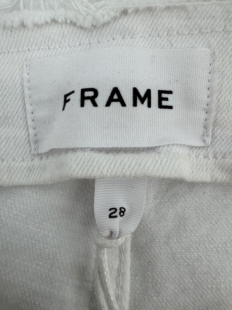 FRAME White Denim Jeans