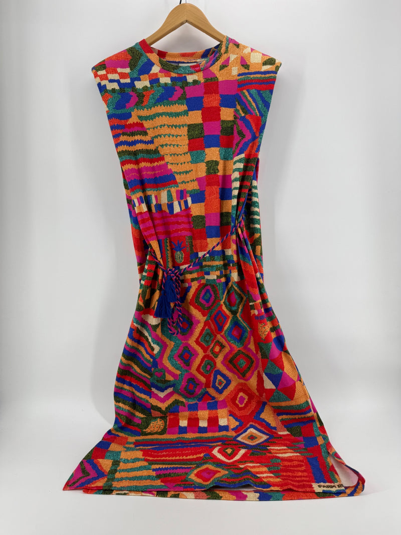 Farm Rio Multicolor Sleeveless Dress