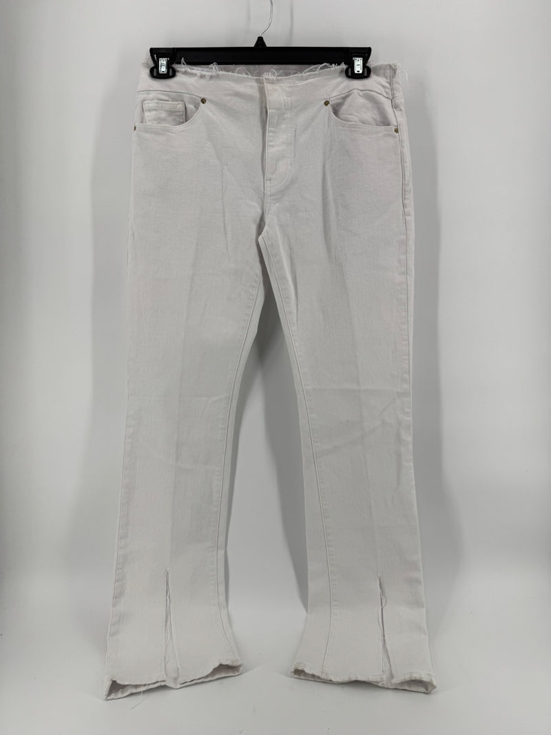FRAME White Denim Jeans