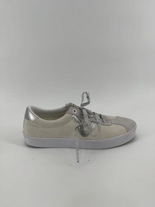 Vans White/Silver Low Top Shoes