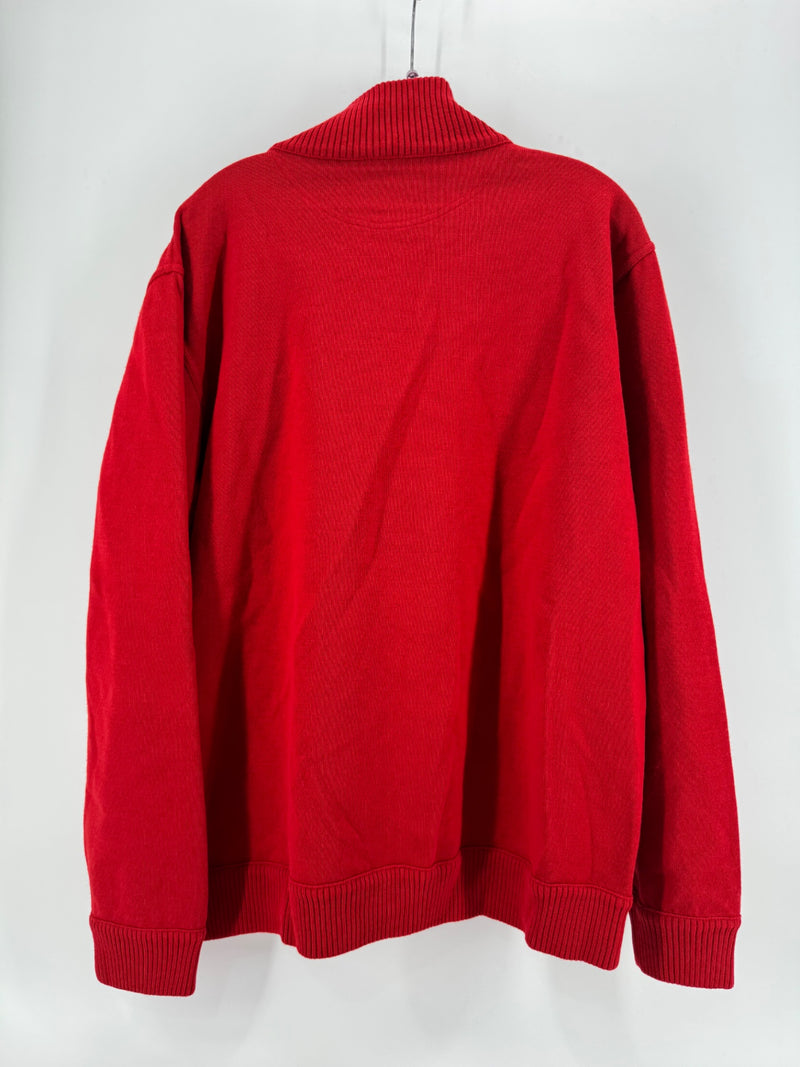 Beretta Red Quarter Zip Pullover