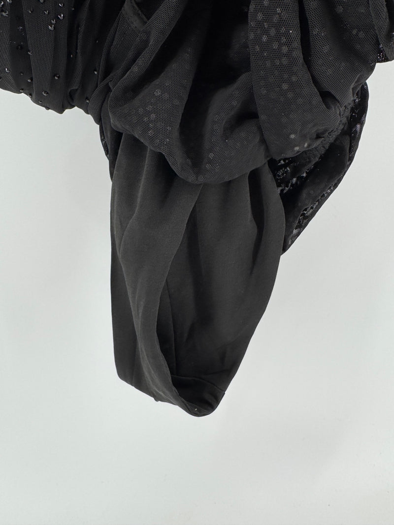 Oh Polly Black Rhinestone Dress