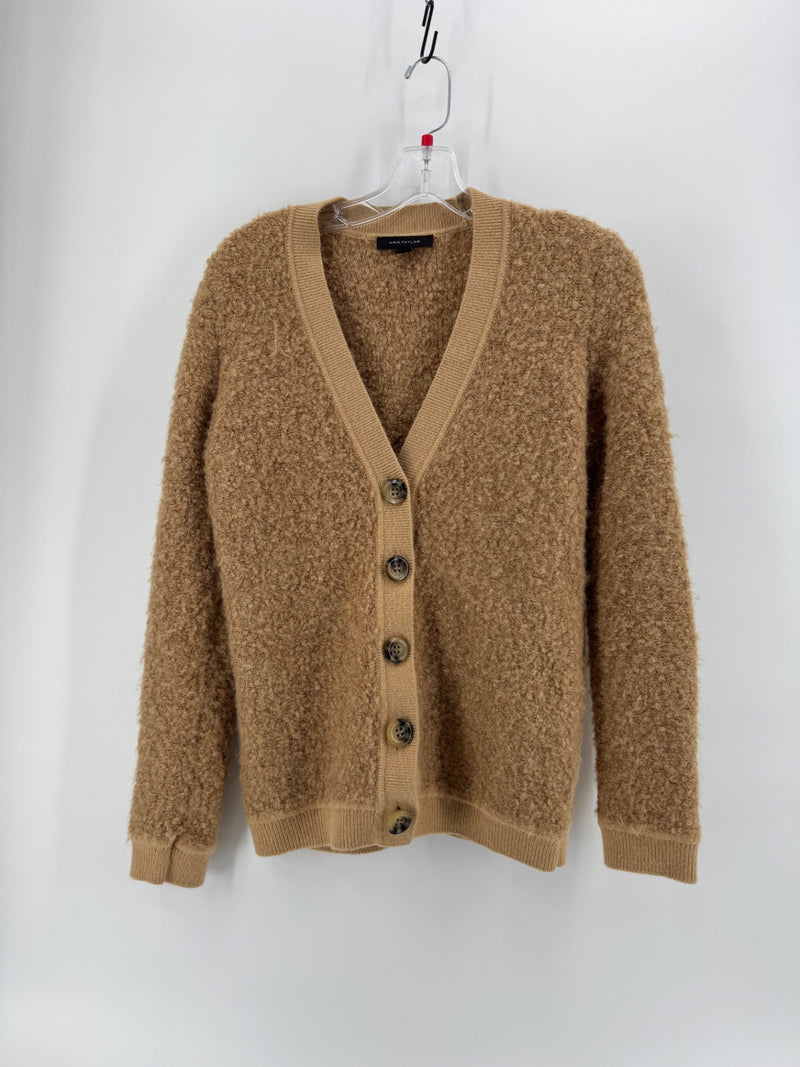 Ann Taylor Wool Button Up Cardigan